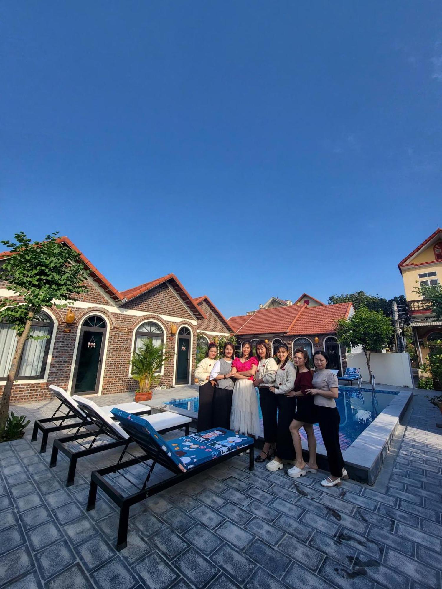 Ferienwohnung Tam Coc Pomelo Garden Ninh Binh Exterior foto